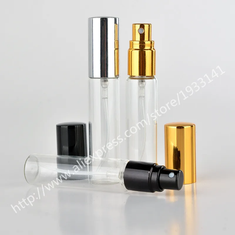 

Hot sale 300 x 10ml Glass Sprayer Bottle 1/3 oz Refillable Perfume Atomizer 10cc Fragrance Bottle