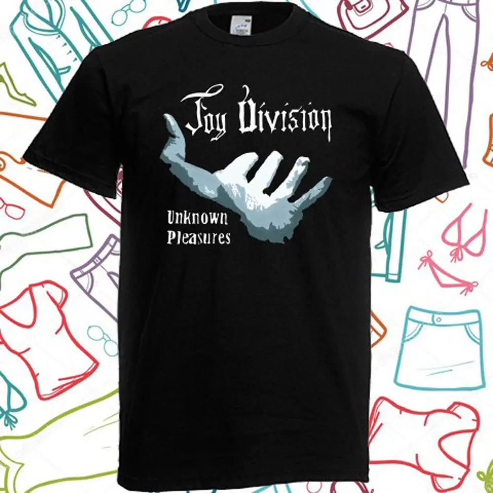 Joy Division Unknown Pleasures Мужская Черная Футболка размер S до 3XL модный стиль футболка с