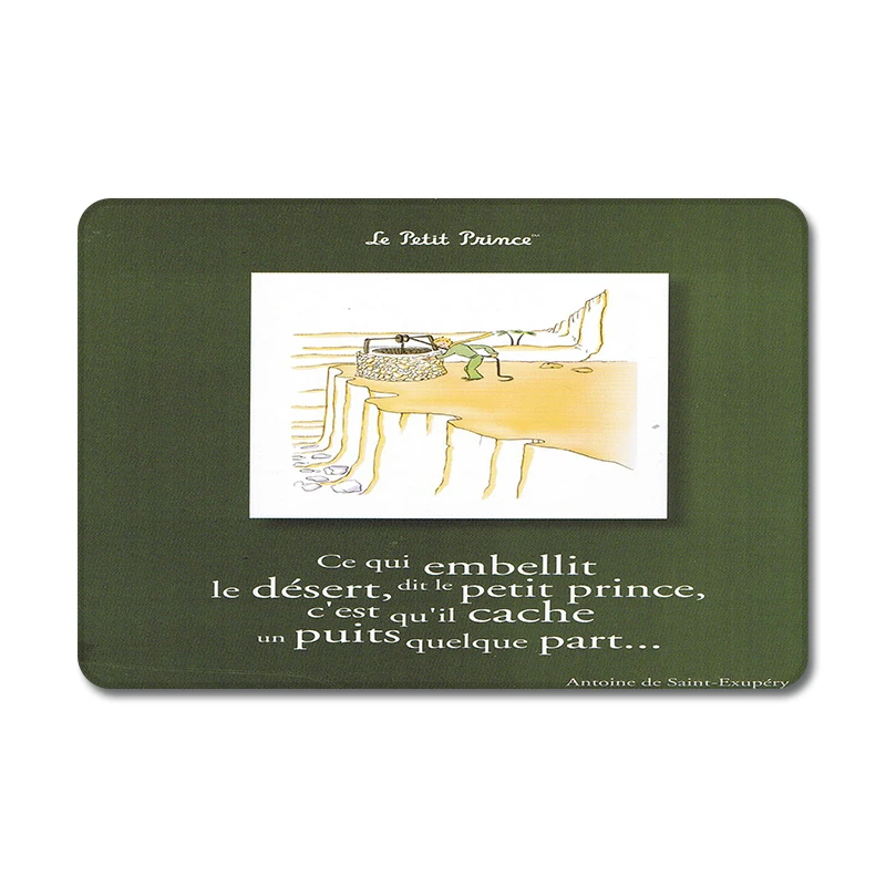 Коврик для мыши с изображением Маленького принца стильный дизайн натуральный