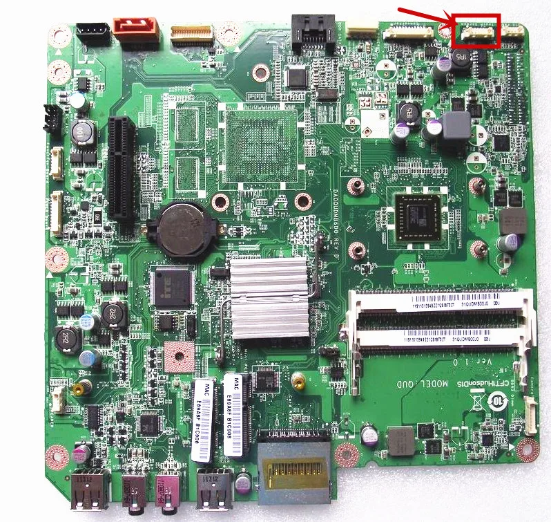 Подходит для lenovo C325 C225 2" материнская плата aio с E450 1,66 ГГц Процессор DA0UDQMB6E0 90000078 ПОЛНЫЙ ПРОВЕРЕНО, хорошее состояние товара