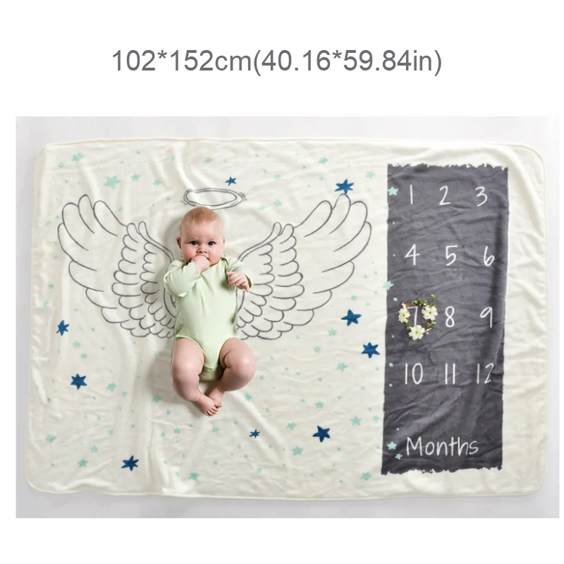 

102*152cm Baby Blankets Newborn Swaddle Stroller Bedding Wrap Photo Background Blankets Props Photography Fabrics Accessories