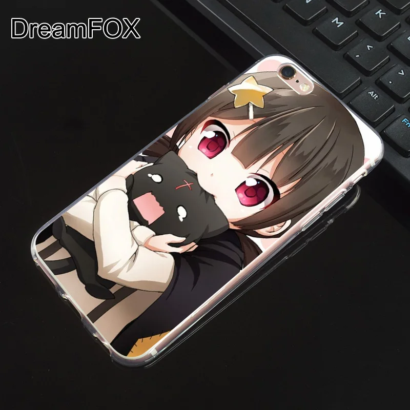 M146 Сладкий аниме девушка Мягкий ТПУ силиконовый чехол для Apple iPhone 11 Pro X XR XS Max 8 7 6 S