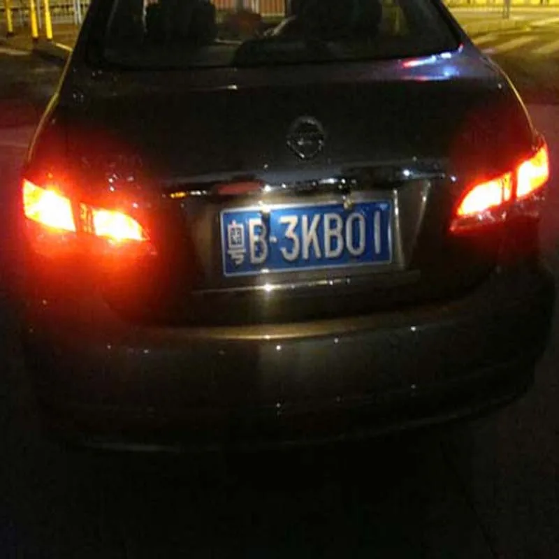 Высококачественная автомобильная светодиодная лампа BA15s 12 В (1156 BAU15s PY21W P21W 7506 7507 380