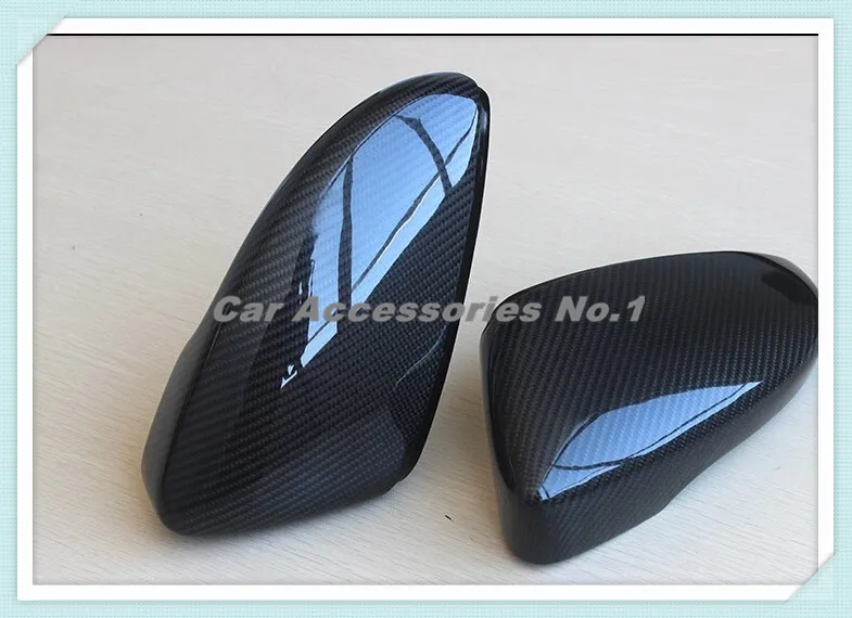2pcs Full Replacement Carbon Fiber Car Side Mirrors Rearview Cover Trim For VW Passat CC 2009-2017 | Автомобили и мотоциклы