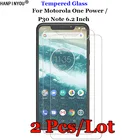 2 шт.партия для Motorola One power, переднее жесткое закаленное стекло 9H 2.5D, защитная Пленка премиум класса для экрана Motorola P30 Note 6,2
