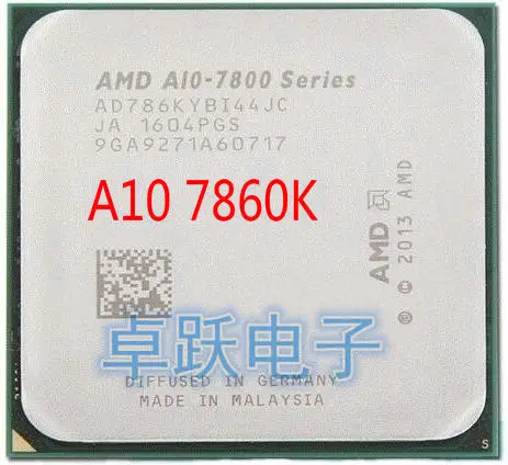 Четырехъядерный процессор AMD A10 7860 K 3 6 ГГц AD786KYBI44JC Socket FM2 + бесплатная доставка|socket