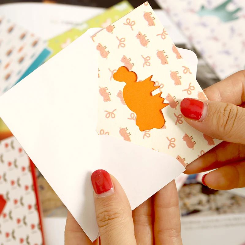 72 различных мультфильм поздравительная открытка с мини конвертами детский душ