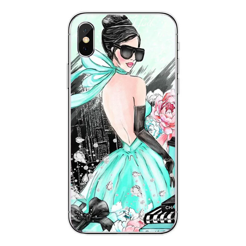 ТПУ силиконовый чехол для телефона с завтраком у Тиффани для iPhone 7, 7 Plus, чехол для iPhone 7, XS, Max, 5S, SE, 6, 6S Plus, Холли, Golightly, чехол
