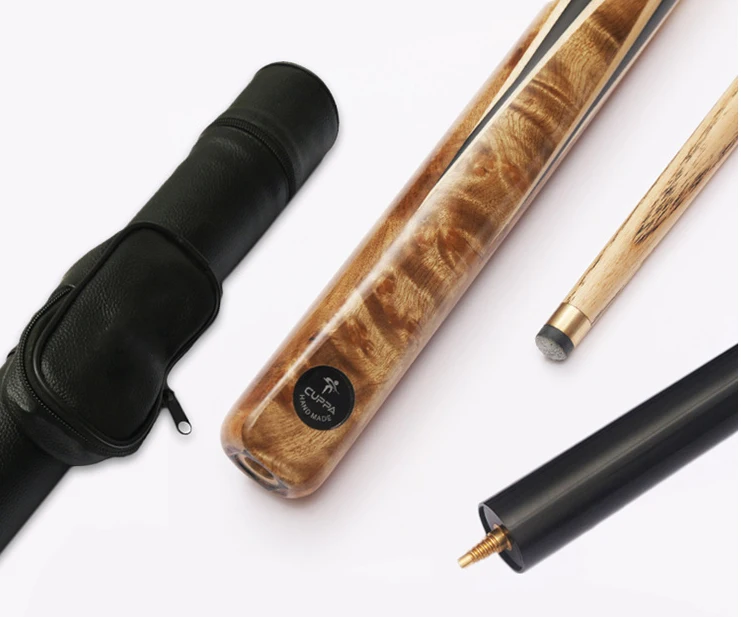 Cuppa HY 3/4 Снукер cue Cue Stick с чехлом 5А Северная Америка пепел кий 9,8 мм/11,5 мм наконечник для кия Кии снукер Sticks - Цвет: A