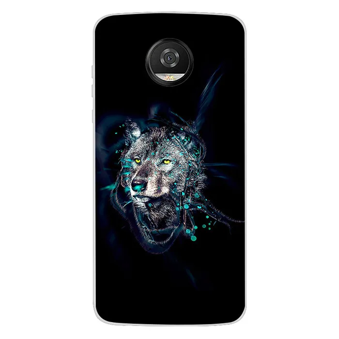 30 Чехол Z2Play для Moto Z2 Play, мягкий силиконовый чехол из ТПУ для Motorola Moto Z2 Play, чехол для Z 2 Play, ананас, волк, модный - Цвет: 30