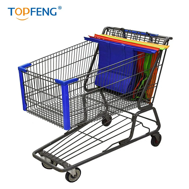 TopFeng 4 шт./компл. тележка на колесиках для супермаркета сумка покупок продуктовые