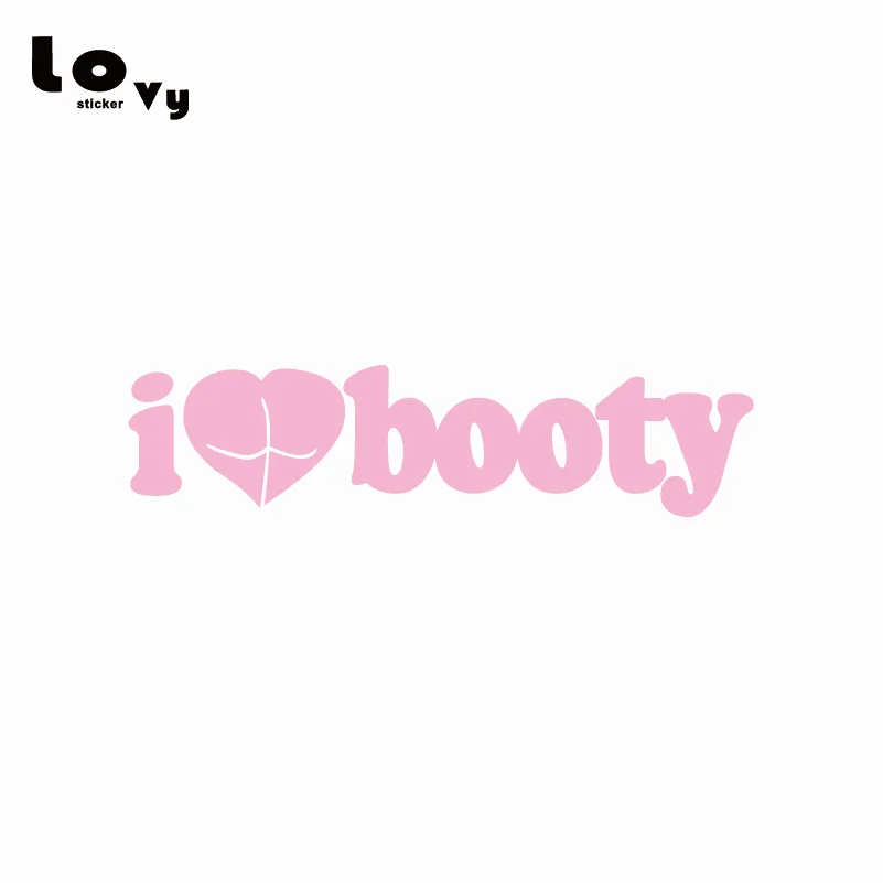 Милые виниловые наклейки для девочек в тренажерном зале с надписью I Love Booty