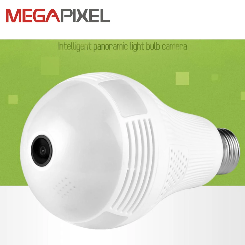 Мегапиксельная 360 VR камера рыбий глаз панорамная ip видеонаблюдения 1.3mp Wifi
