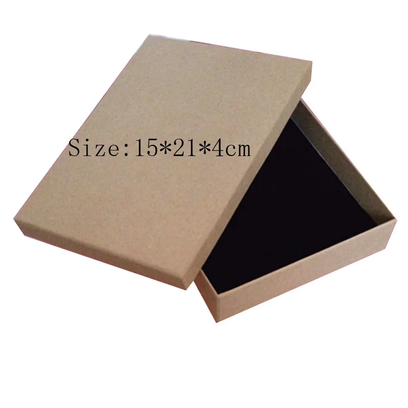 Box For Jewelry Gift Box Jewellery Organizer Kraft Paper Jewelry Set Packaging Boxes Gift Wallet Packaging Box For Necklace Ring