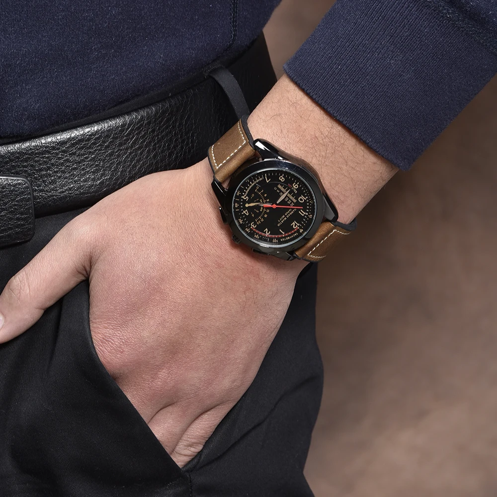 BEAFIRY 20mm 22mm Genuine Leather+Silicone Rubber Watch Band Straps For Men Women Quick Release Spring Bar Watchbands Waterproof