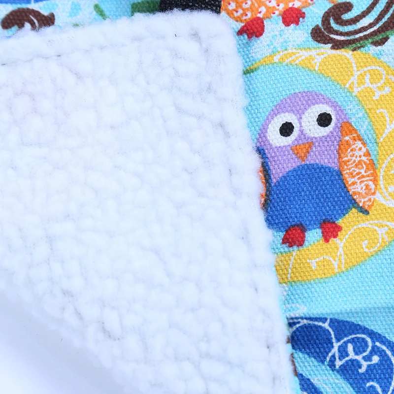 2 стиля теплый фланелевый хомяк Шиншилла рельефная Сова напечатанный гамак