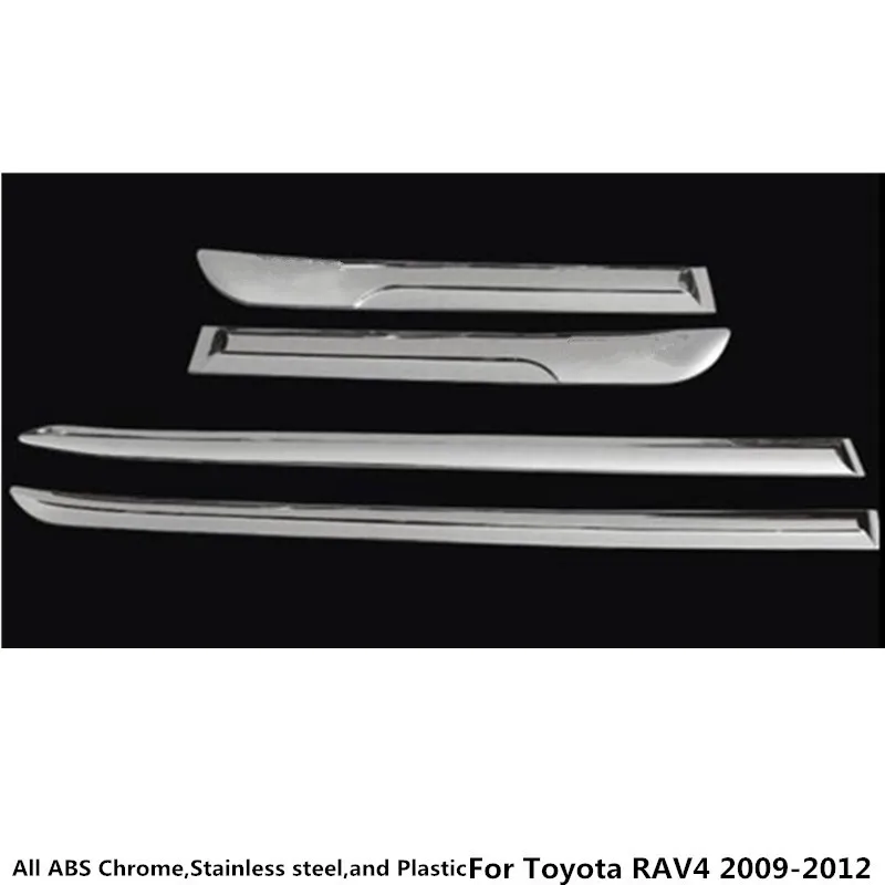 Топ для Toyota RAV4 2009 2010 2011 2012 стайлинга автомобилей крышка ABS хромированная отделка