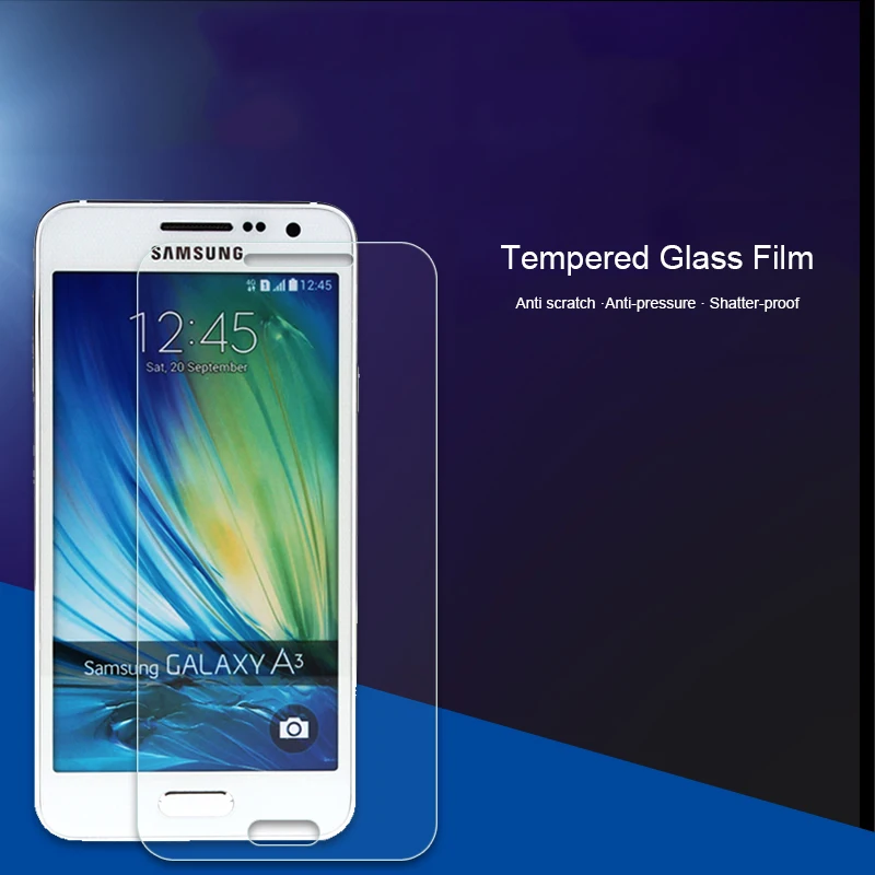 2 шт. Стекло для samsung Galaxy A3 Экран протектор A300 2015 закаленное a3 фильм | Мобильные