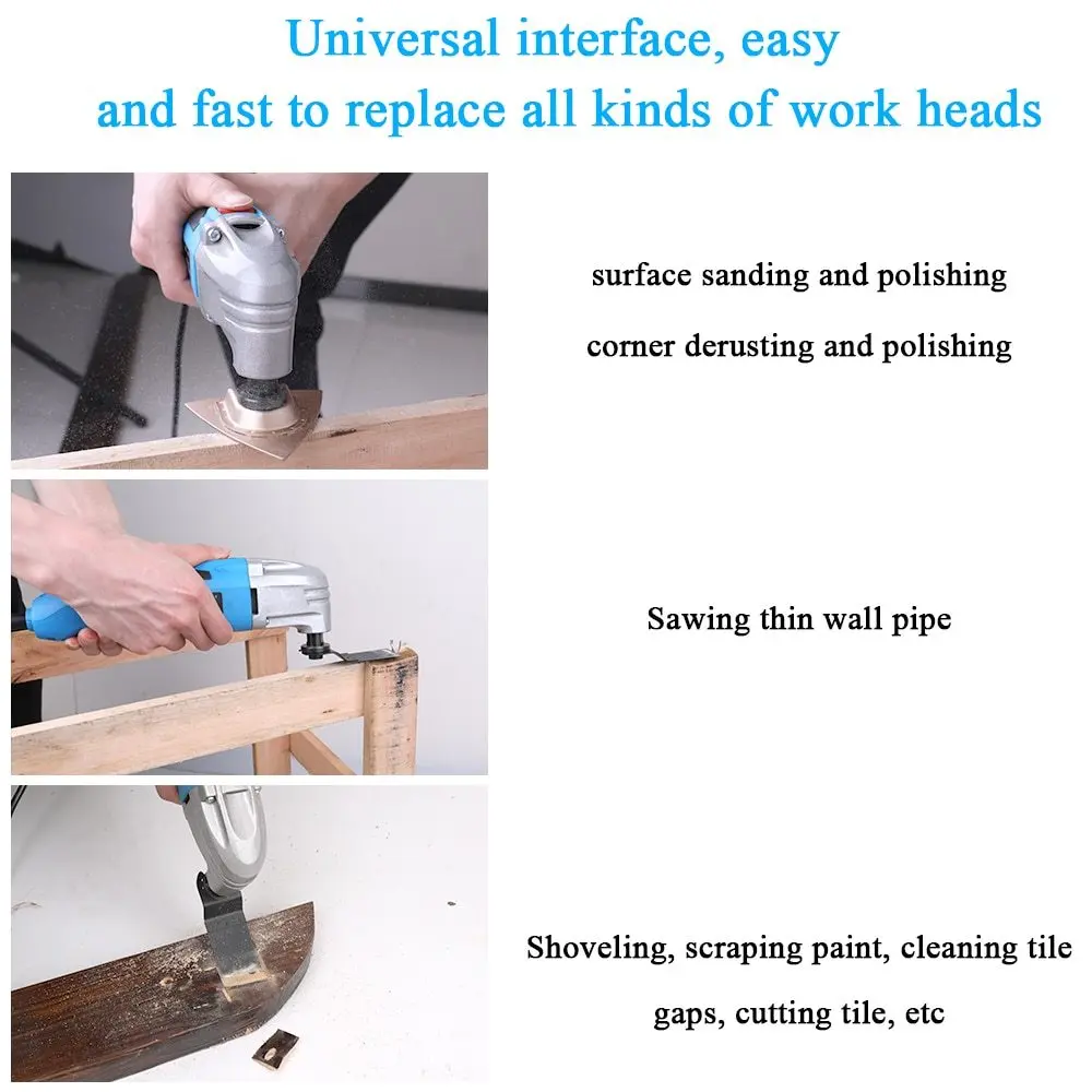 

280W 220V Electric Multifunction Oscillating Tool Kit Multi-Tool Power Tool Electric Trimmer Slotting Cutting Polishing Machines