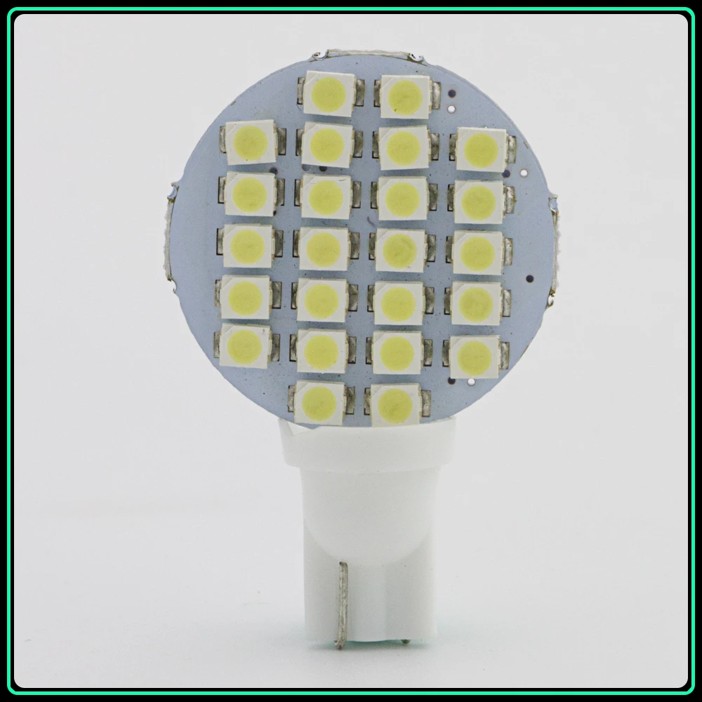 Carsty 2 шт. Белый T10 194 921 W5W 24 SMD 1210 светодиодный панельный светильник для автомобиля RV