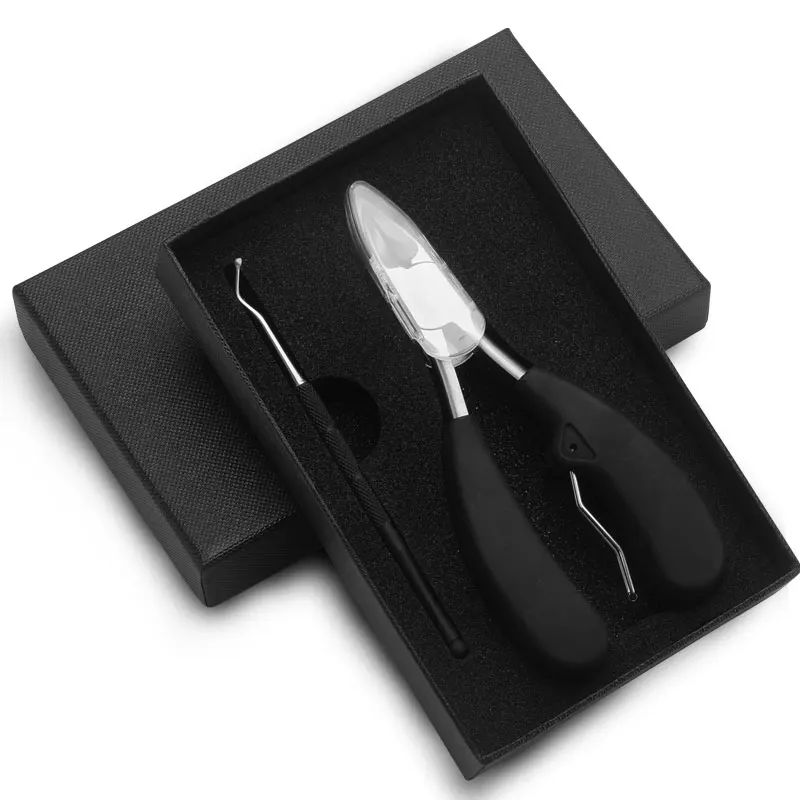 

Stainless Steel Nail Cuticle Clippers Paronychia Special Finger Nail Clippers Plier PedicureTool Toe Cuticle Scissors MS09