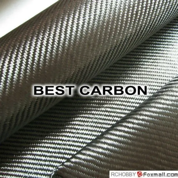 Углеродное волокно Ткань с саржевым переплетением (действительно углеродная