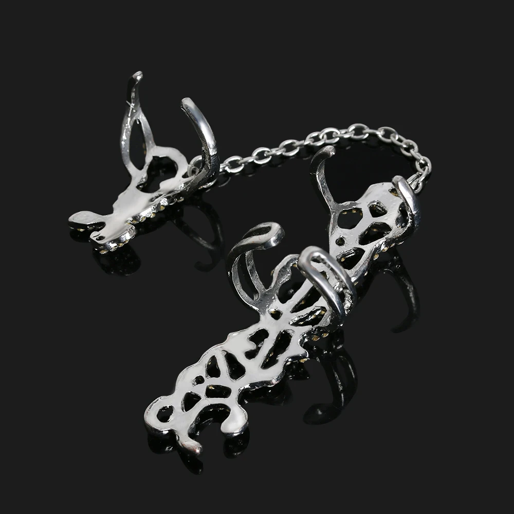 1 шт Популярные Модные женские Кольца несколько пальцев Стек костяшки Регулируемый розовый полые Кристальные кольца хорошие украшения в подарок