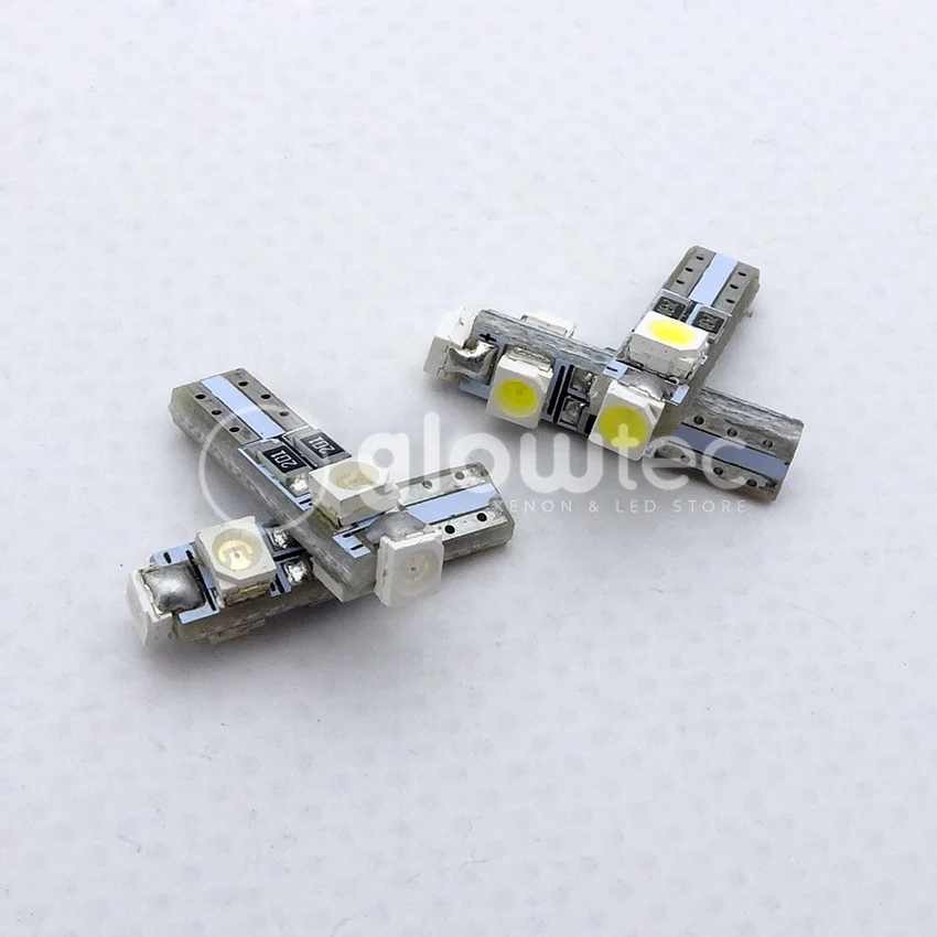 1 шт. автомобильная светодиодная лампа 12 В постоянного тока T5 74 17 0 5 Вт 3SMD 1210/3528 3 smd