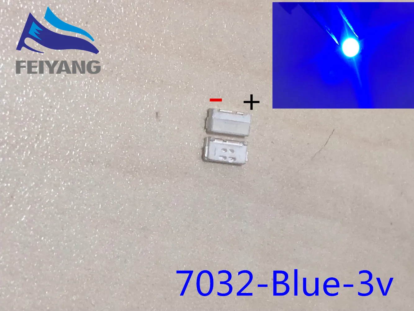 50 шт. для SAMSUNG Quantum Dot TV подсветка приложение светодиодная Edge LED Series 1 Вт 3 в 7032 синий