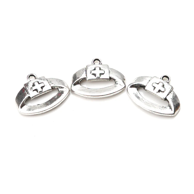 Подвески в виде медсестры под античное серебро для браслета сделай сам 10 шт./лот 17