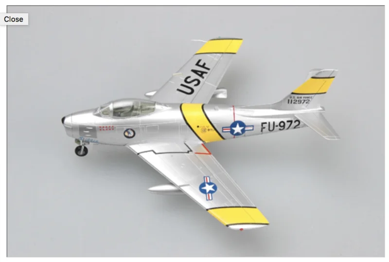 

EASY MODEL 37102 1/72 USAF F-86F FU-972 Attack Airplane Warplane TH07327-SMT2