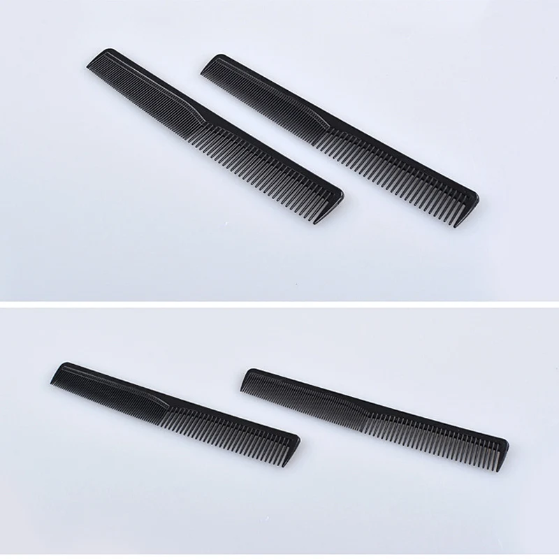 Новинка для мужчин и женщин Парикмахерская черная пластиковая расческа стрижки