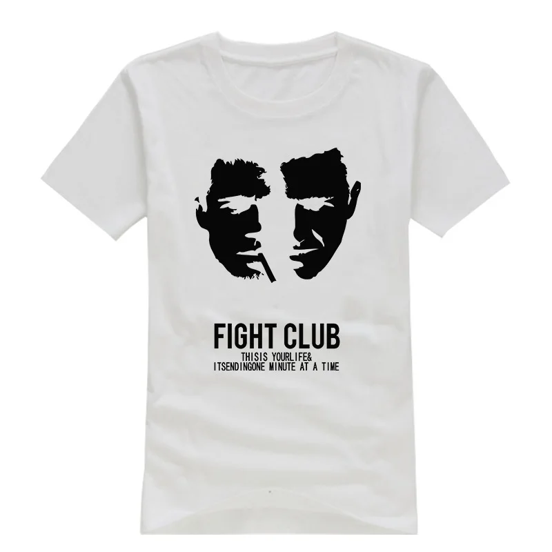 Персонализированные бойцовский клуб мужчины футболки прохладный логотип печать