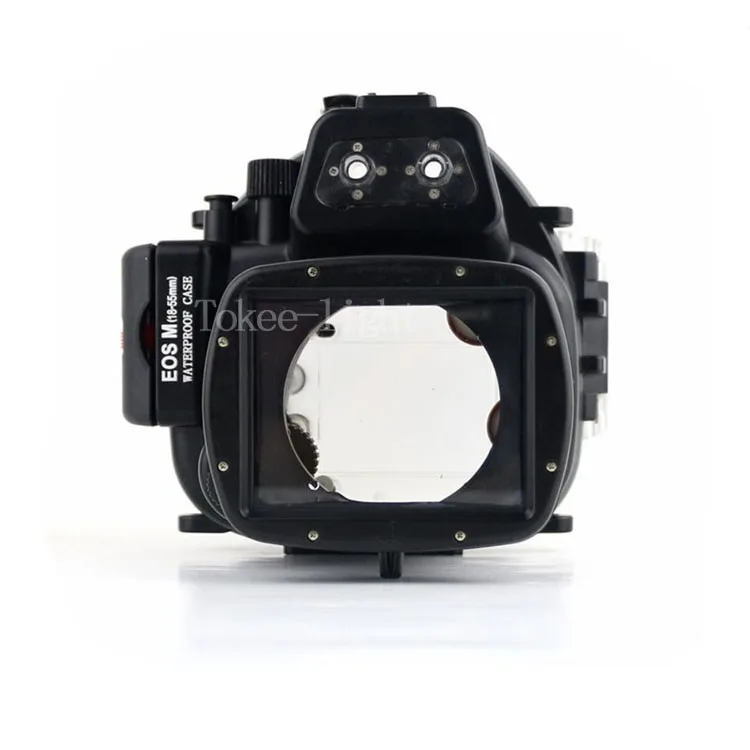 40M 130ft Underwater Waterproof Housing Diving Camera Case Bag for Canon EOS M EOS-M EOS-M2 II fit 18-55mm lens | Электроника
