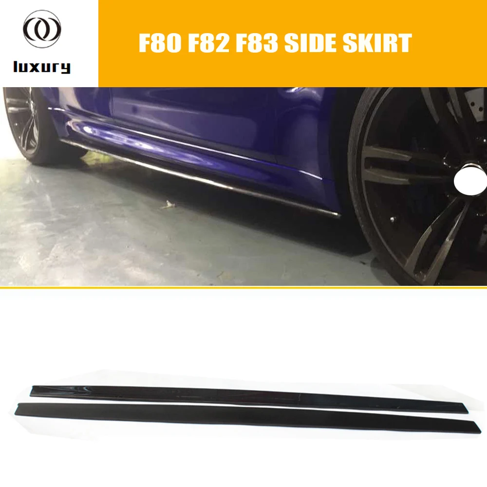 Боковая юбка бампера M3 M4 из углеродного волокна для BMW F80 F82 F83 2012 2017 боковые юбки