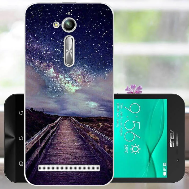 FANATU Asus Zenfone Go ZB500 чехол 5," Мягкий ТПУ ZB500KL силиконовый чехол задняя защитная крышка для Asus Zenfone Go ZB500KL Funda