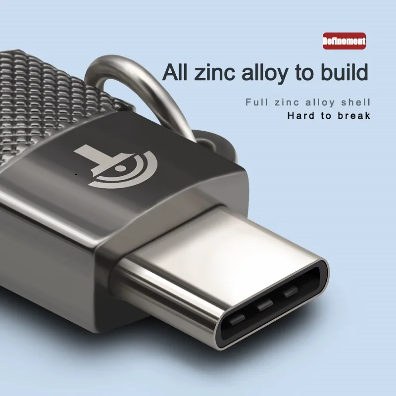 Адаптер Rocketek Micro USB для Type c OTG алюминиевый телефон type-c аксессуары мужской разъем