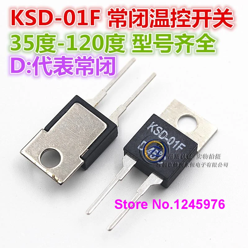 

20 шт нормально закрытый KSD-01F D45 D45 | переключатель контроля температуры для достижения 45 градусов автоматически отсоединить импорт Чи