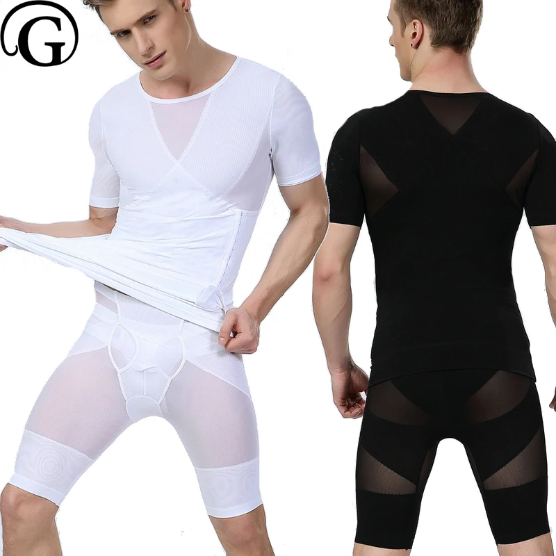 PRAYGER 2 шт./компл. Новый Для мужчин сжатия гинекомастия Body Shaper уменьшение обхвата