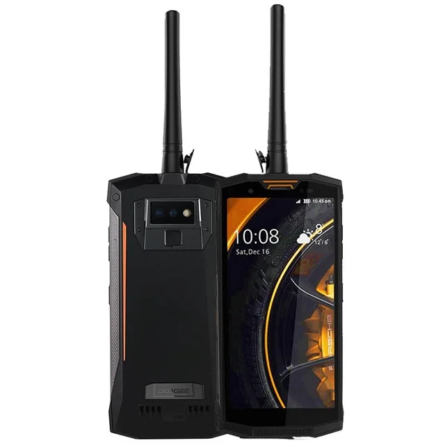Orange DOOGEE S80 4G смартфон Helio P23 6 ГБ 64 Гб 5,99 дюйма 10080 мАч 16 МП IP68/IP69K водонепроницаемый OTG NFC PTT Walike Talkie мобильный телефон - Цвет: Orange