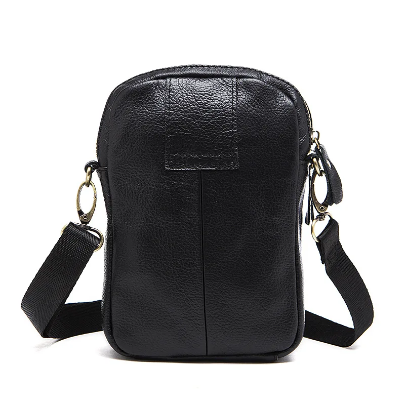 AETOO Мужская маленькая сумка через плечо из натуральной кожи сумка-мессенджер для