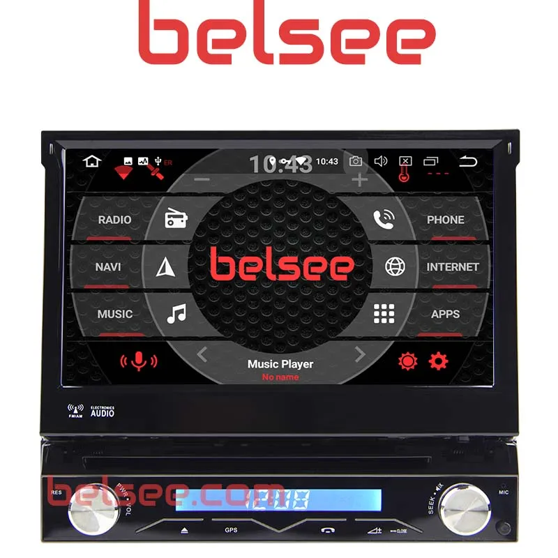 Belsee Octa Core PX5 Ram 4 + 32GB Android 8 0 один 1 Din Универсальный Авто Радио мультимедийный плеер