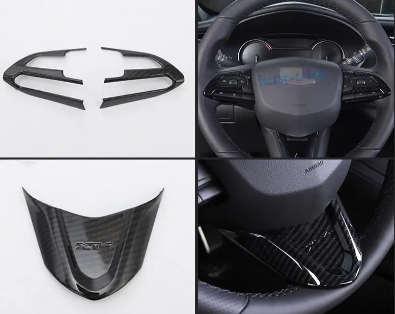 

Для 2019 Cadillac XT4 ABS Авто Рулевое колесо панель Гарнир накладка 3 шт