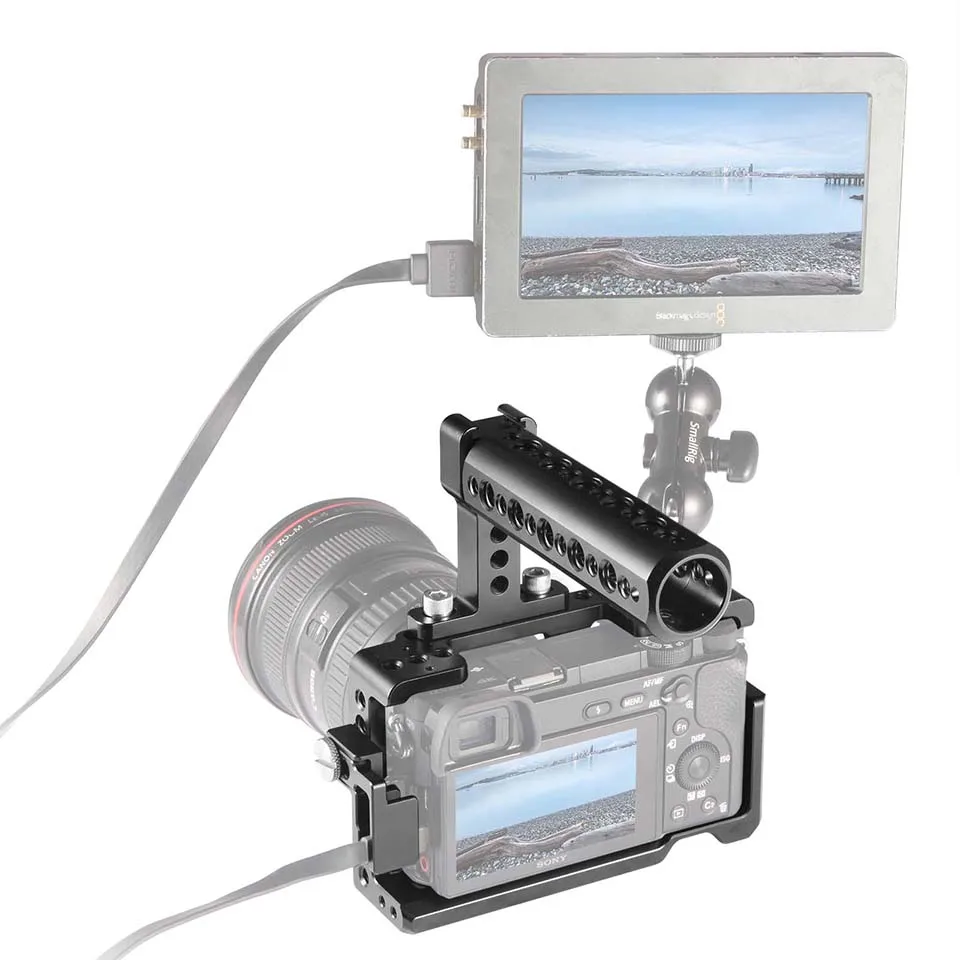 SmallRig камера клетка аксессуары комплект для sony A6000/A6300/A6500 ILCE-6000/ILCE-6300/ILCE-A6500/Nex-7 с верхней ручкой 1921
