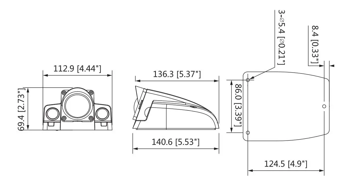 Dahua ip-камера IPC-MBW4431-AS/M12 4MP IR Мобильная поддержка сетевой камеры PoE камера безопасности