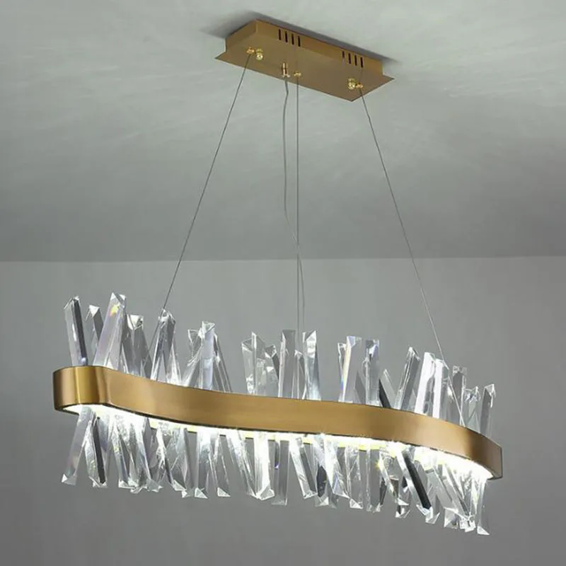 Новая волна дизайн кристалл подвесные светильники современный светильник AC110V 220V