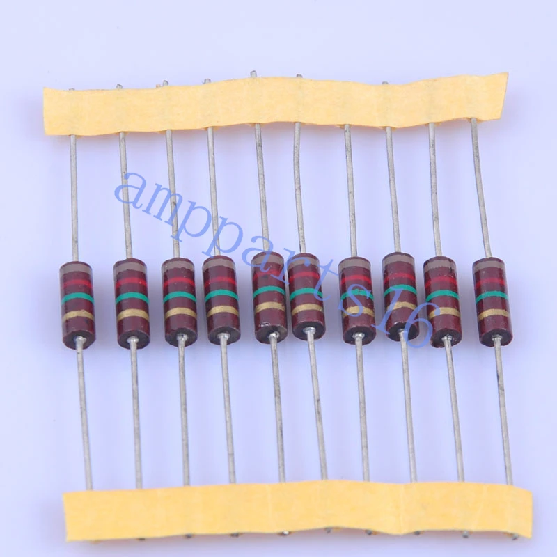

10pcs Carbon Composition vintage Resistor 0.5W 1.2M ohm