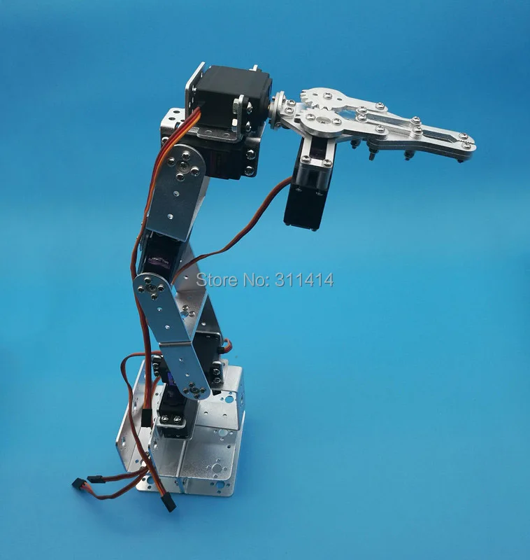 1 комплект алюминиевый робот 6 DOF механический зажим коготь Набор для Arduino DIY