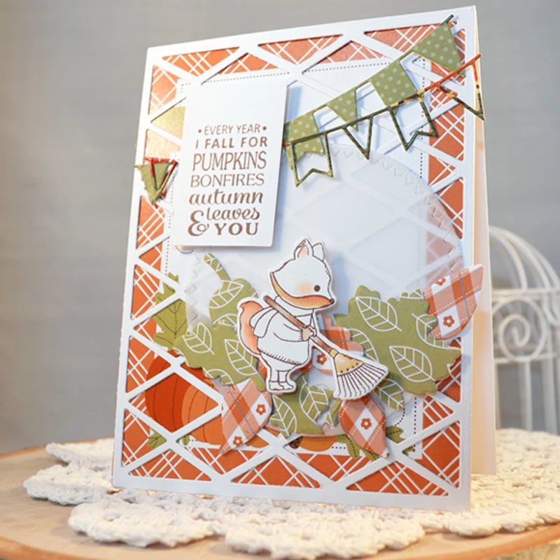 Hello Fall набор прозрачных силиконовых штампов для скрапбукинга/фото открытки в