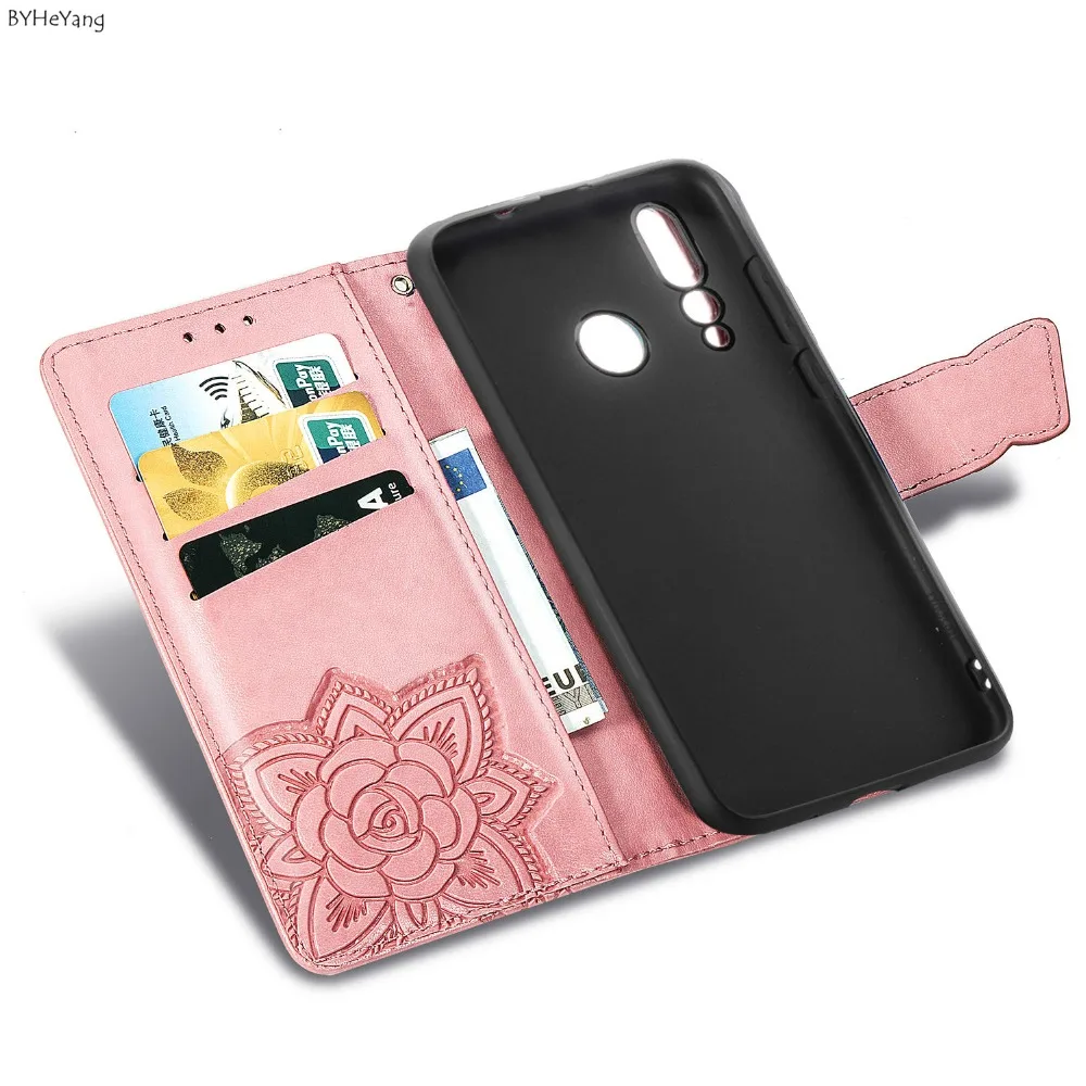 Nova4 кожаный чехол с откидной крышкой для Fundas Huawei Nova 4 Чехол coque 3D Силиконовый